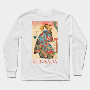 Spring by Utagawa Kunisada Long Sleeve T-Shirt